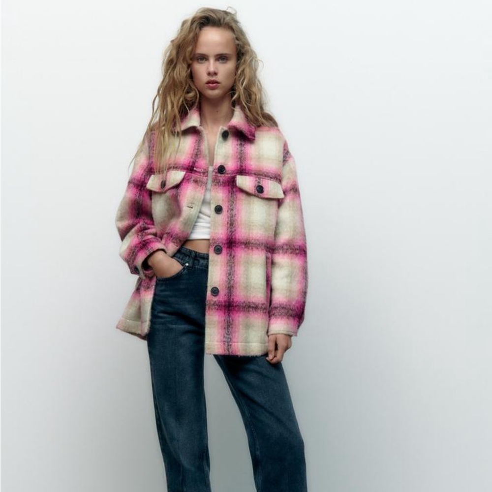 Zara flannel jacket